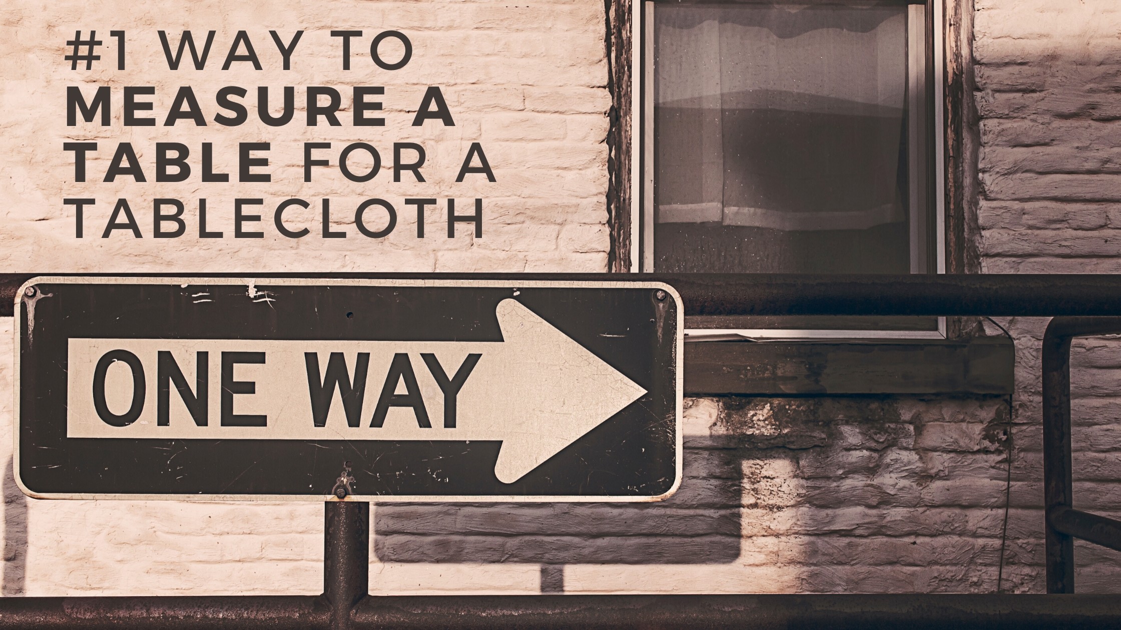 How to Measure a Table for a Tablecloth: #1 Way to Measure a Table